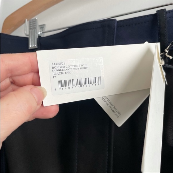 Dion Lee Bonded Cotton Twill Saddle Loop Mini Skirt - Picture 5 of 12